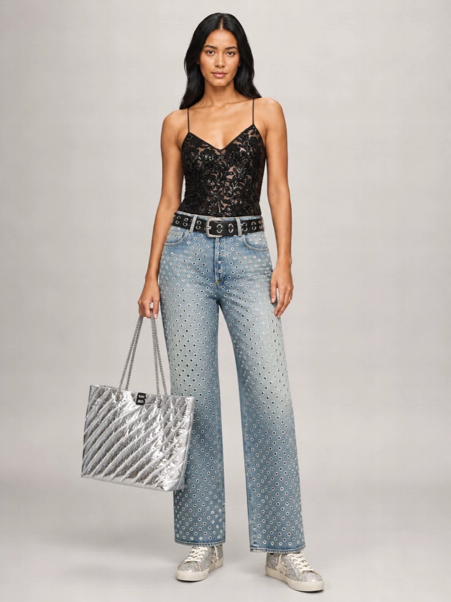 Balenciaga Quilted Leather Shoulder Bag