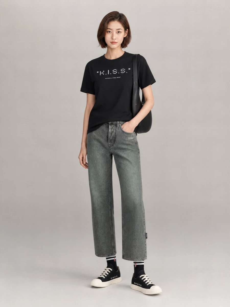 Off-White Printed Cotton Regular-Fit Short-Sleeve T-Shirt