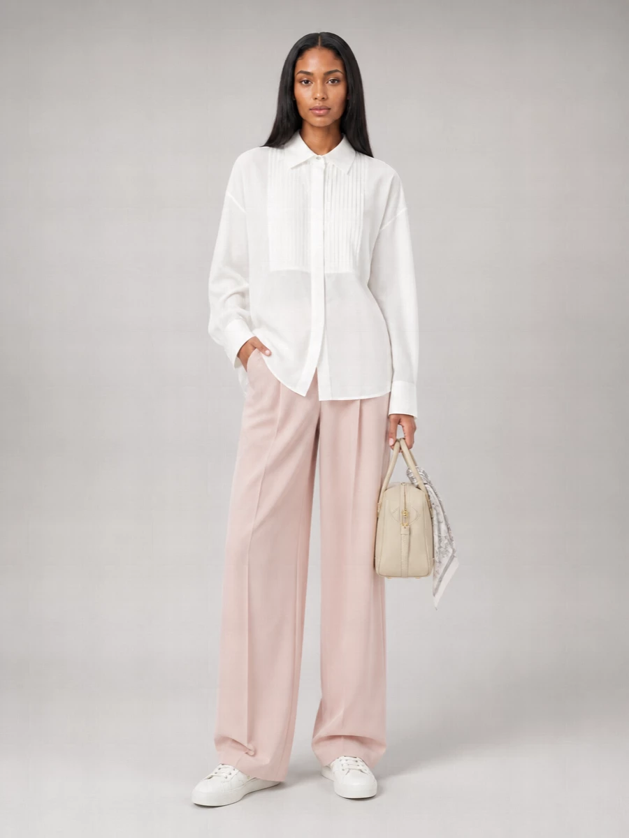Golden Goose Virgin Wool Straight-Leg Trousers