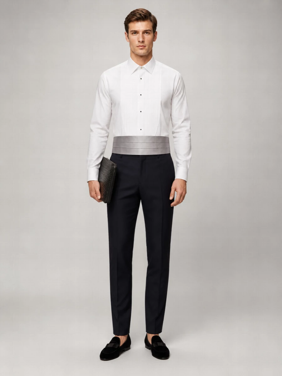 Dolce&Gabbana Silk Pleated Cummerbund