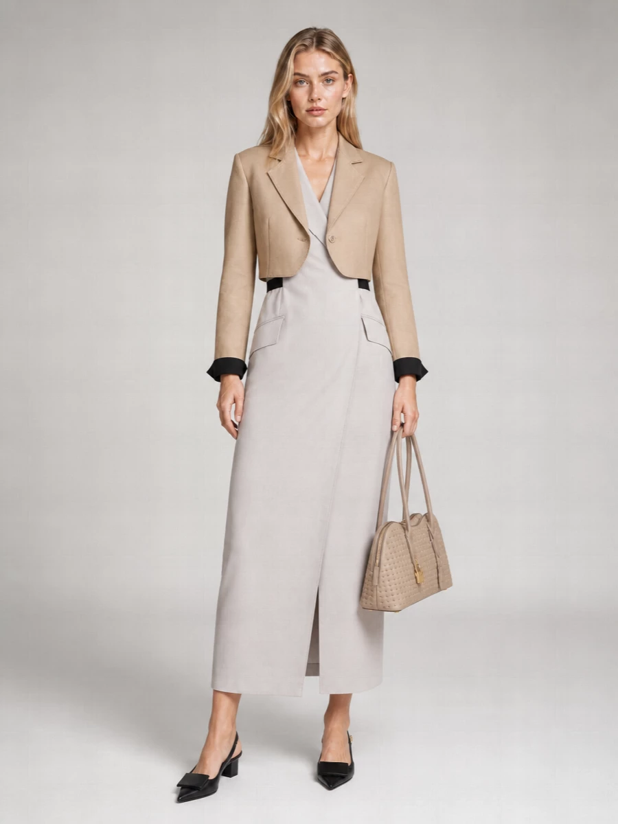 Max Mara Linen Cropped Jacket
