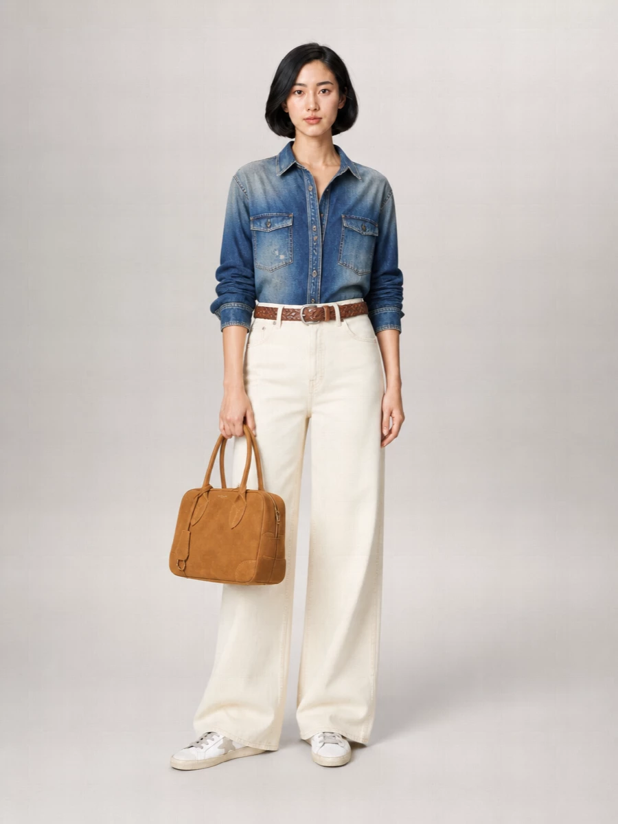 Golden Goose Braided Leather Studded Belt