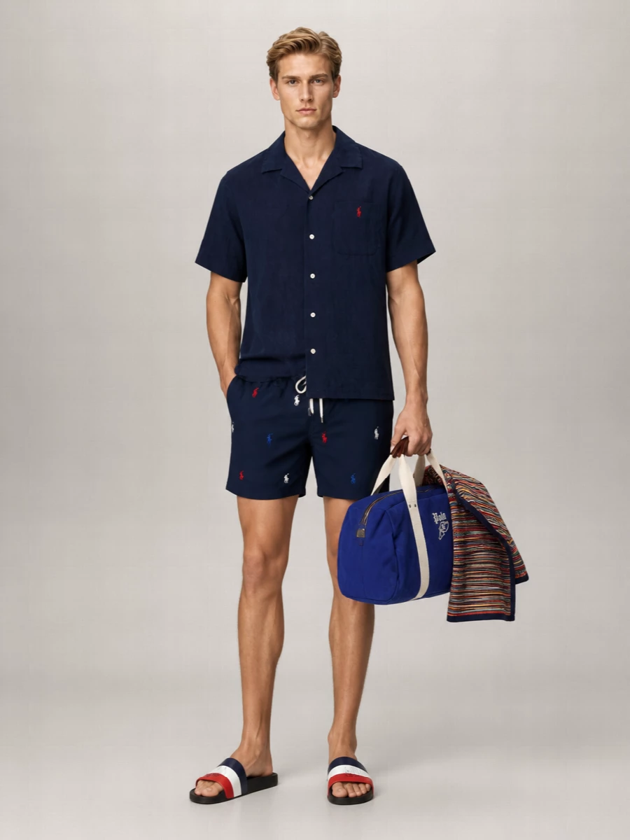 Polo Ralph Lauren Logo-Embroidered Swim Shorts
