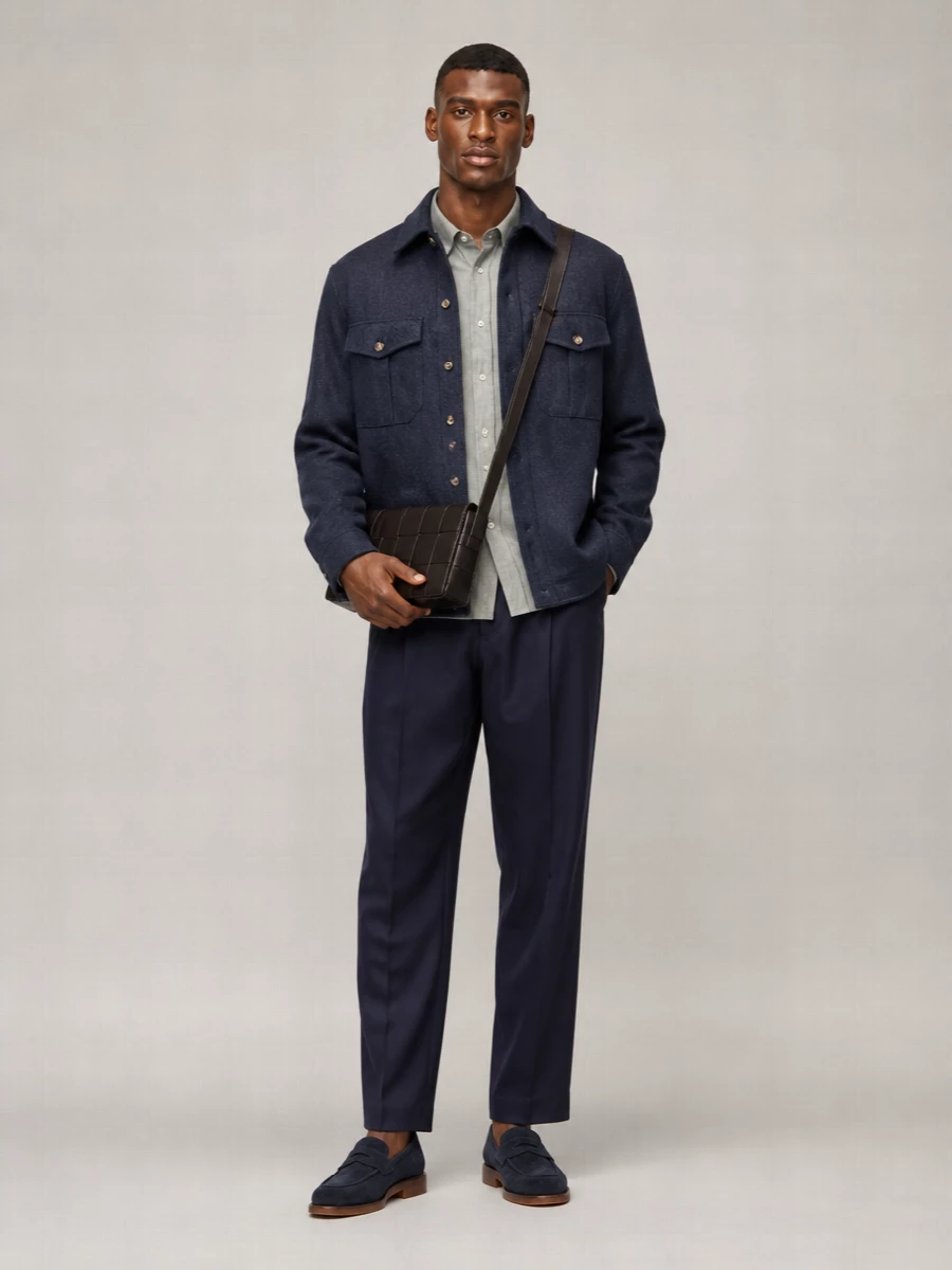 Brunello Cucinelli Wool Shirt Jacket
