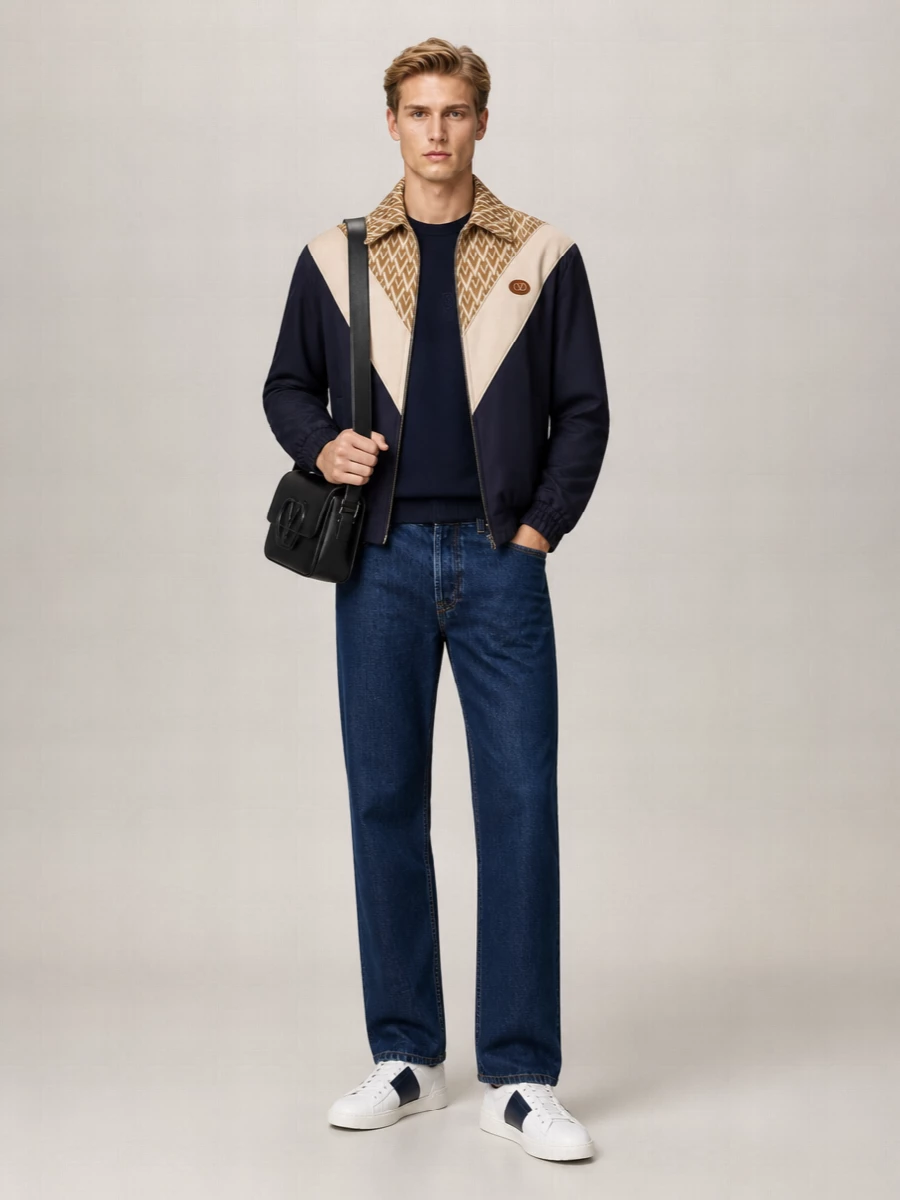 Valentino Wool Bomber Jacket