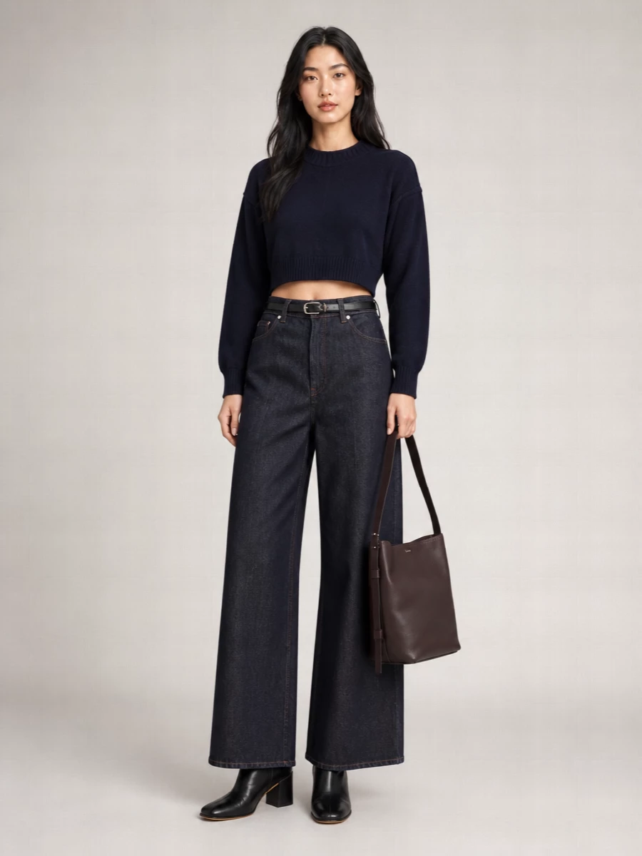 Max Mara Cotton Wide-Leg Trousers