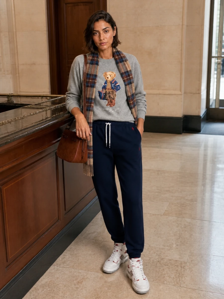 Polo ralph lauren polo bear sweatshirt navy joggers