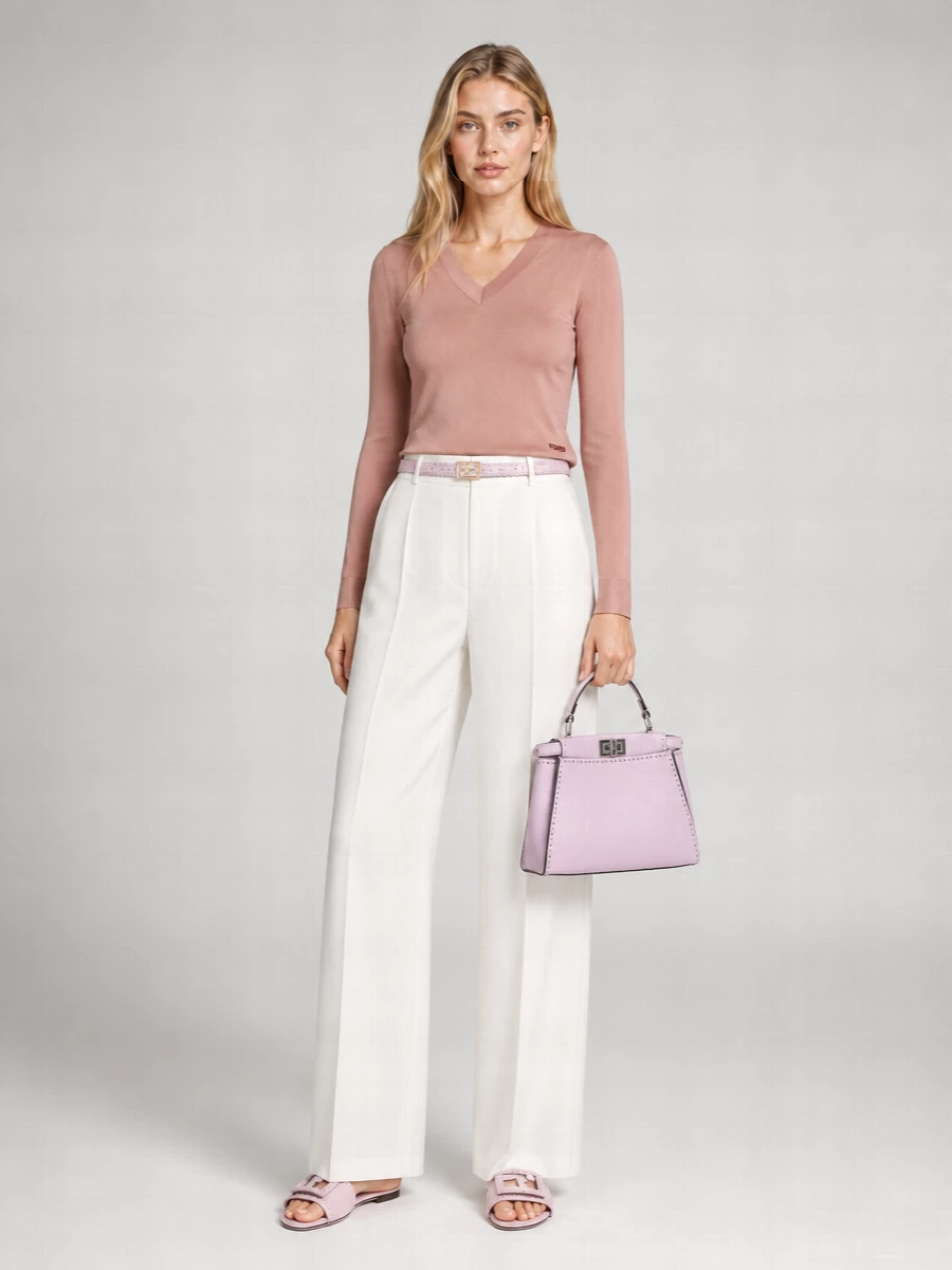 Fendi Fine-Knit Sweater