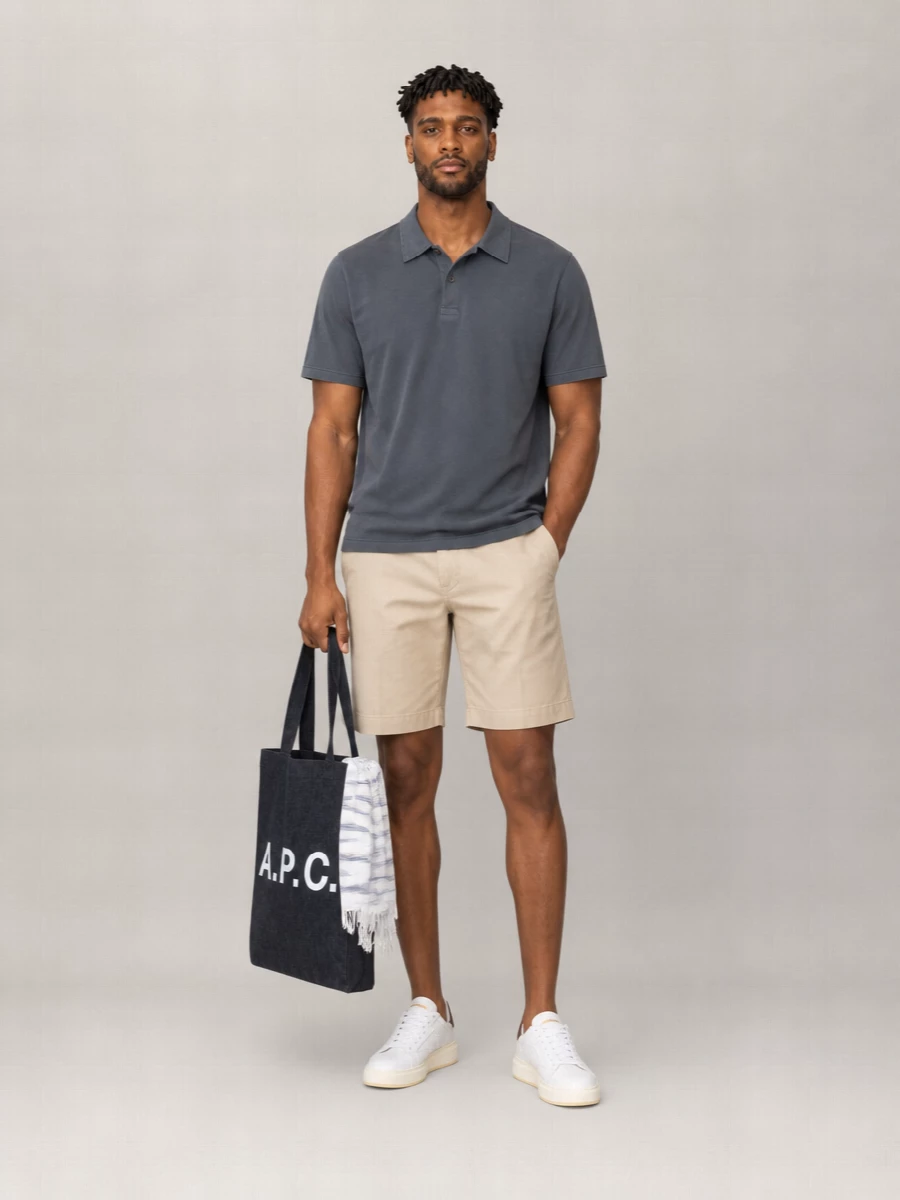 Hartford Cotton Short-Sleeve Polo Shirt