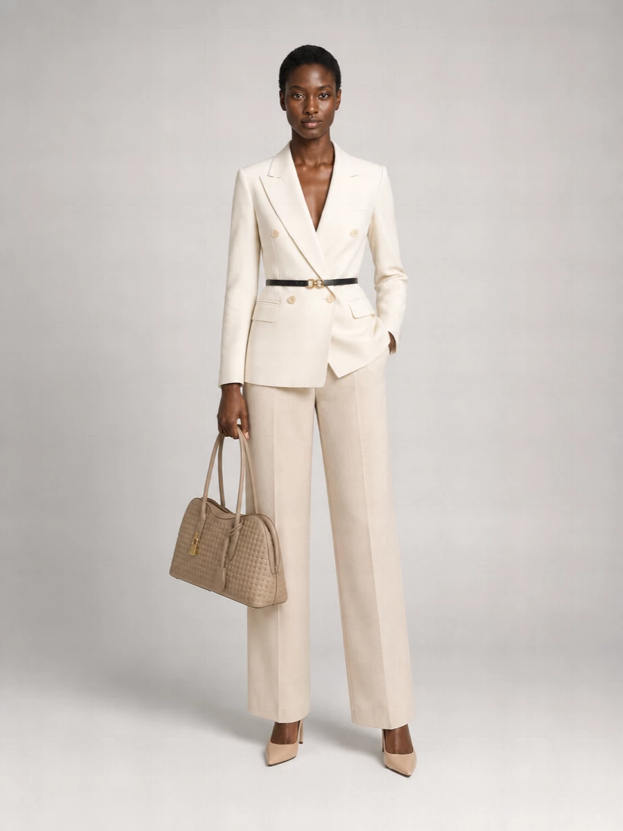 Max Mara Virgin Wool Wide-Leg Trousers
