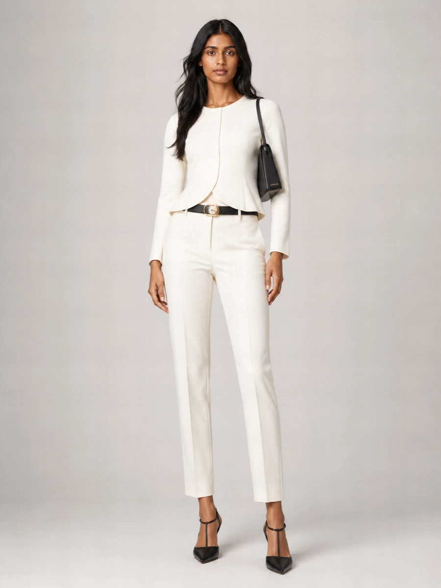 Jacquemus peplum fitted jacket