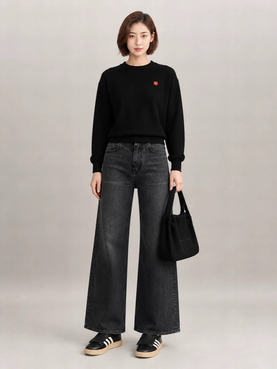 Kenzo Wool Knitted Crew Neck Jumper