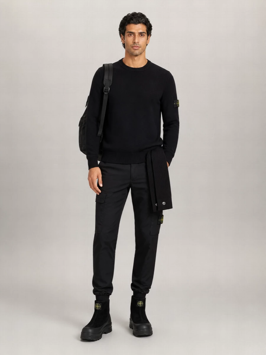 Stone Island Wool Crewneck Jumper