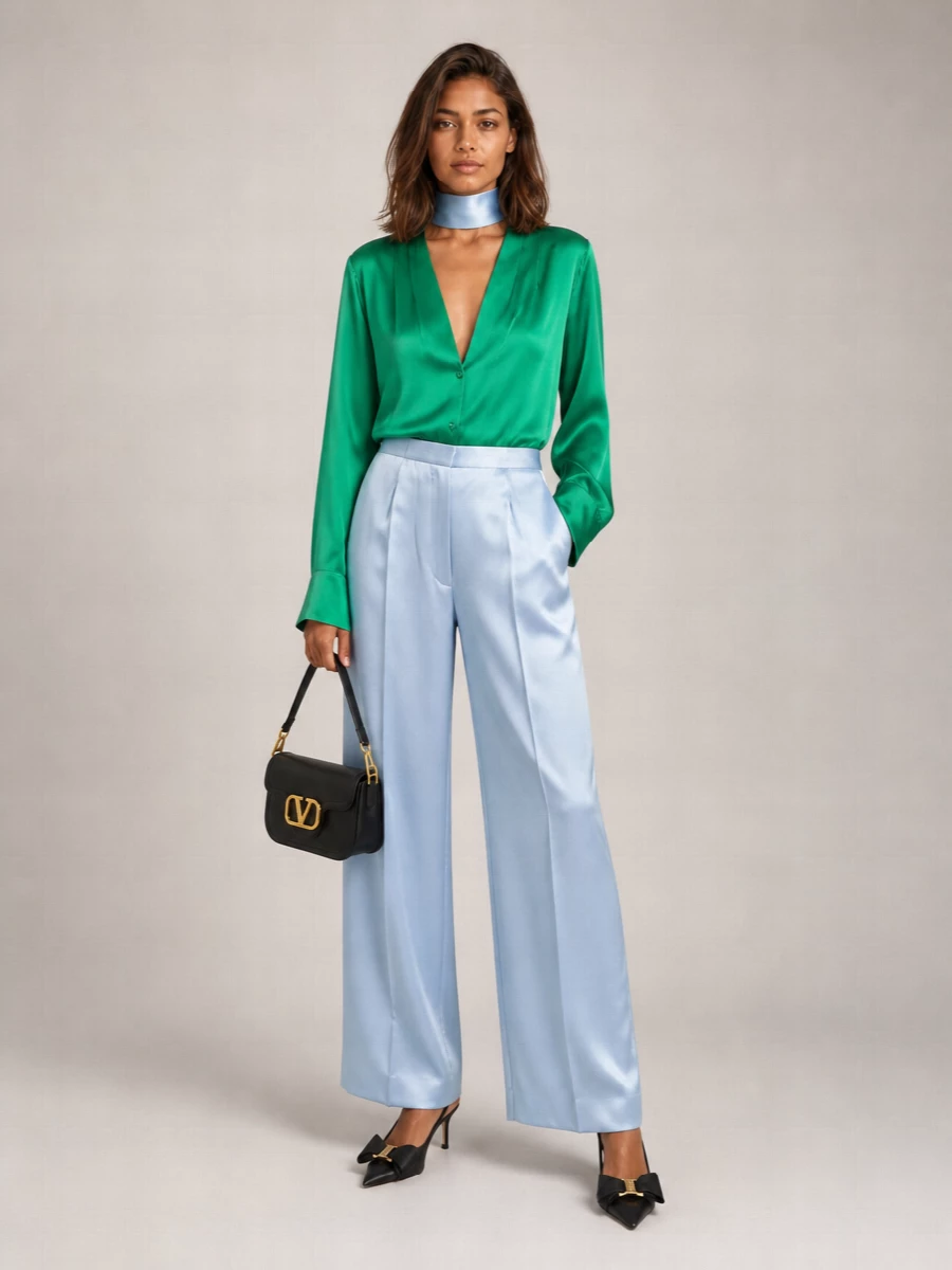Forte Forte silk satin blouse