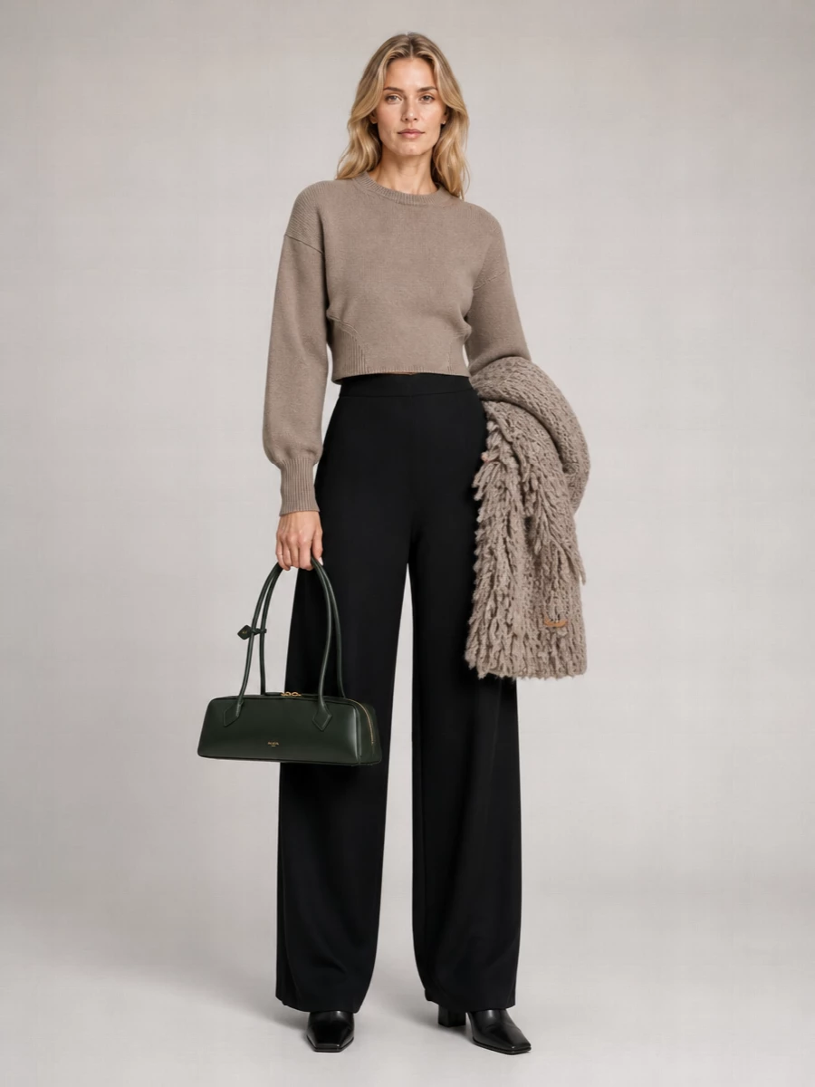 Alaïa Cashmere Crewneck Sweater