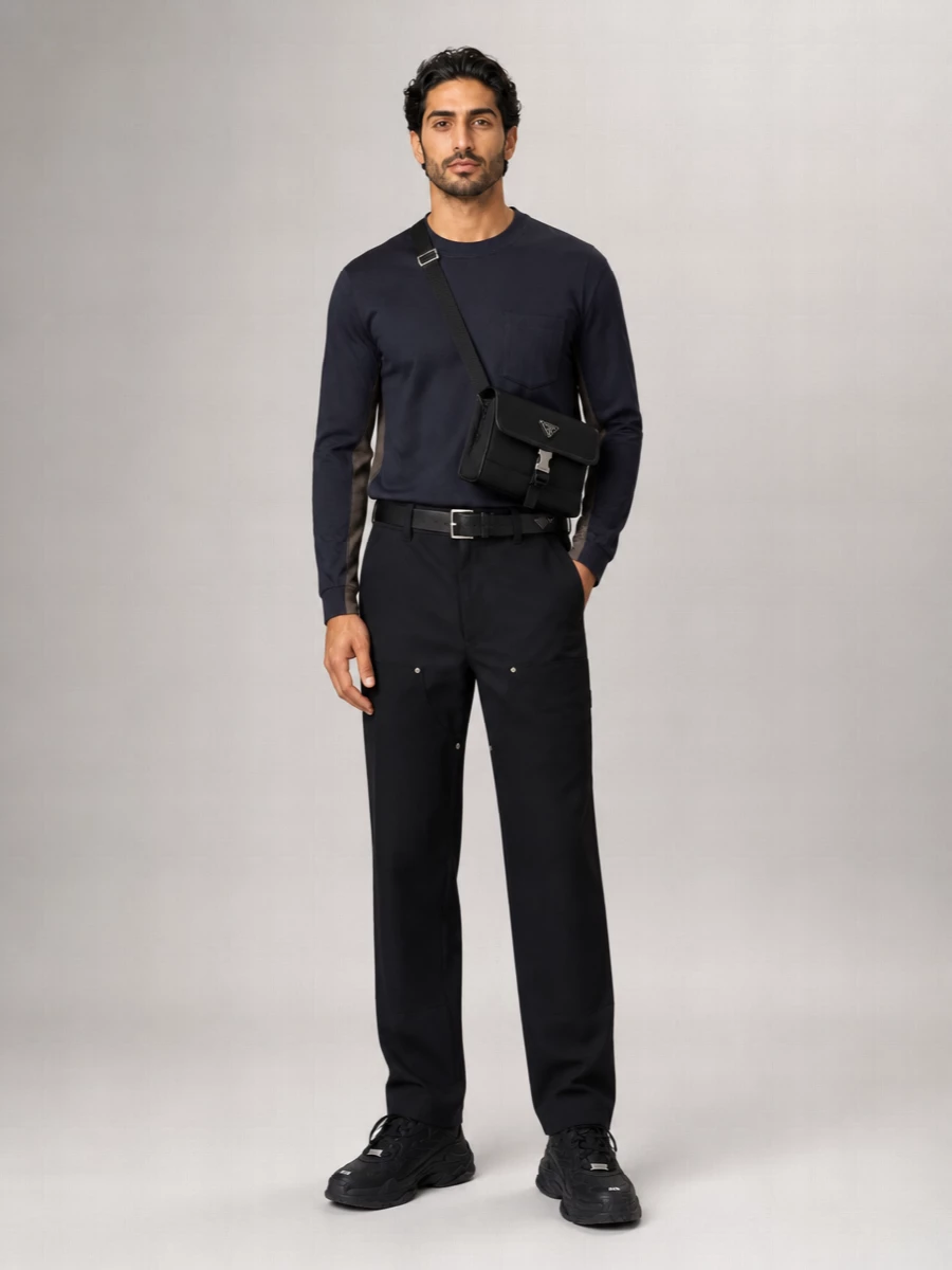 Sacai Straight-Leg Trousers