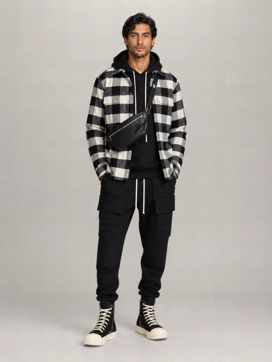 Rick Owens Drkshdw Cotton Shirt Jacket
