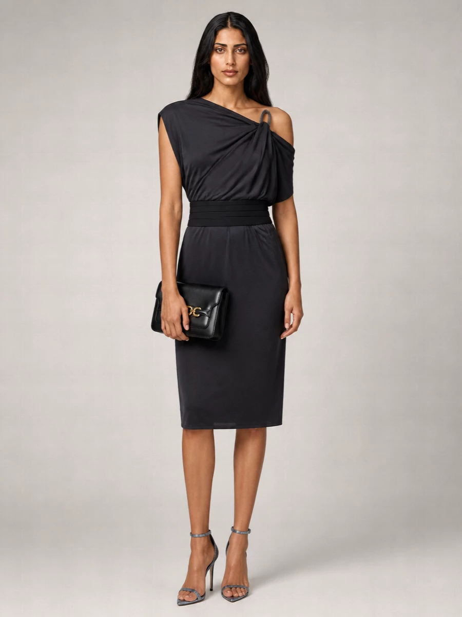 Tom Ford Embellished Knee-Length Cocktail Dress