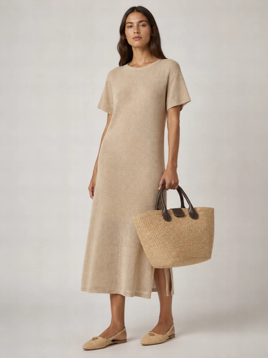 Chloé Palma Raffia Beach Bag