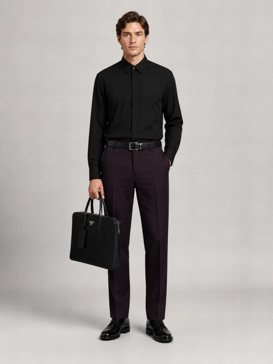 Jil Sander Wool Tailored Trousers