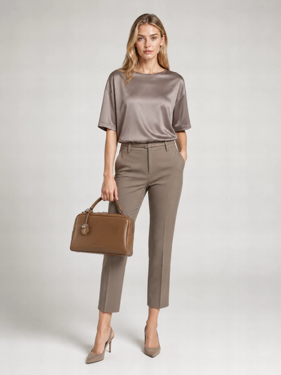 Brunello Cucinelli Mid-Rise Cropped Tailored Trousers