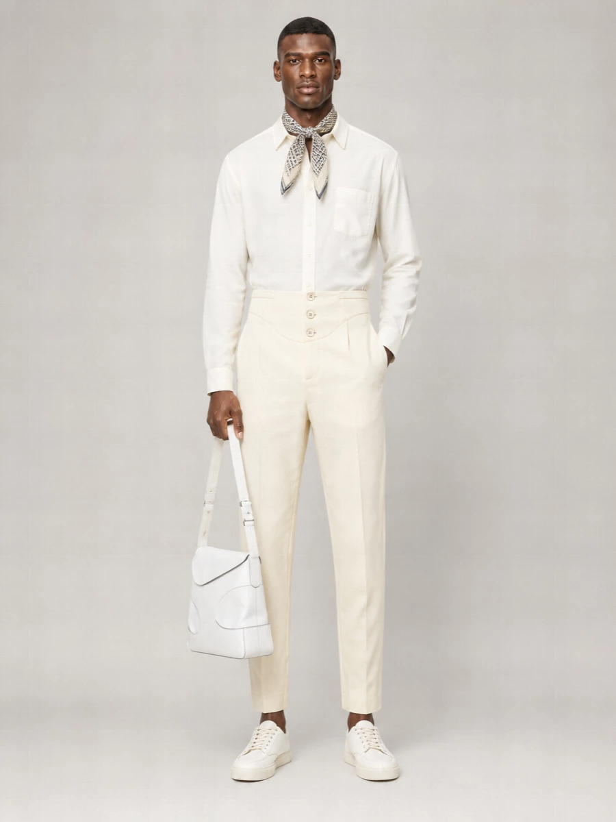 Sacai Cotton Poplin And Oxford Shirt