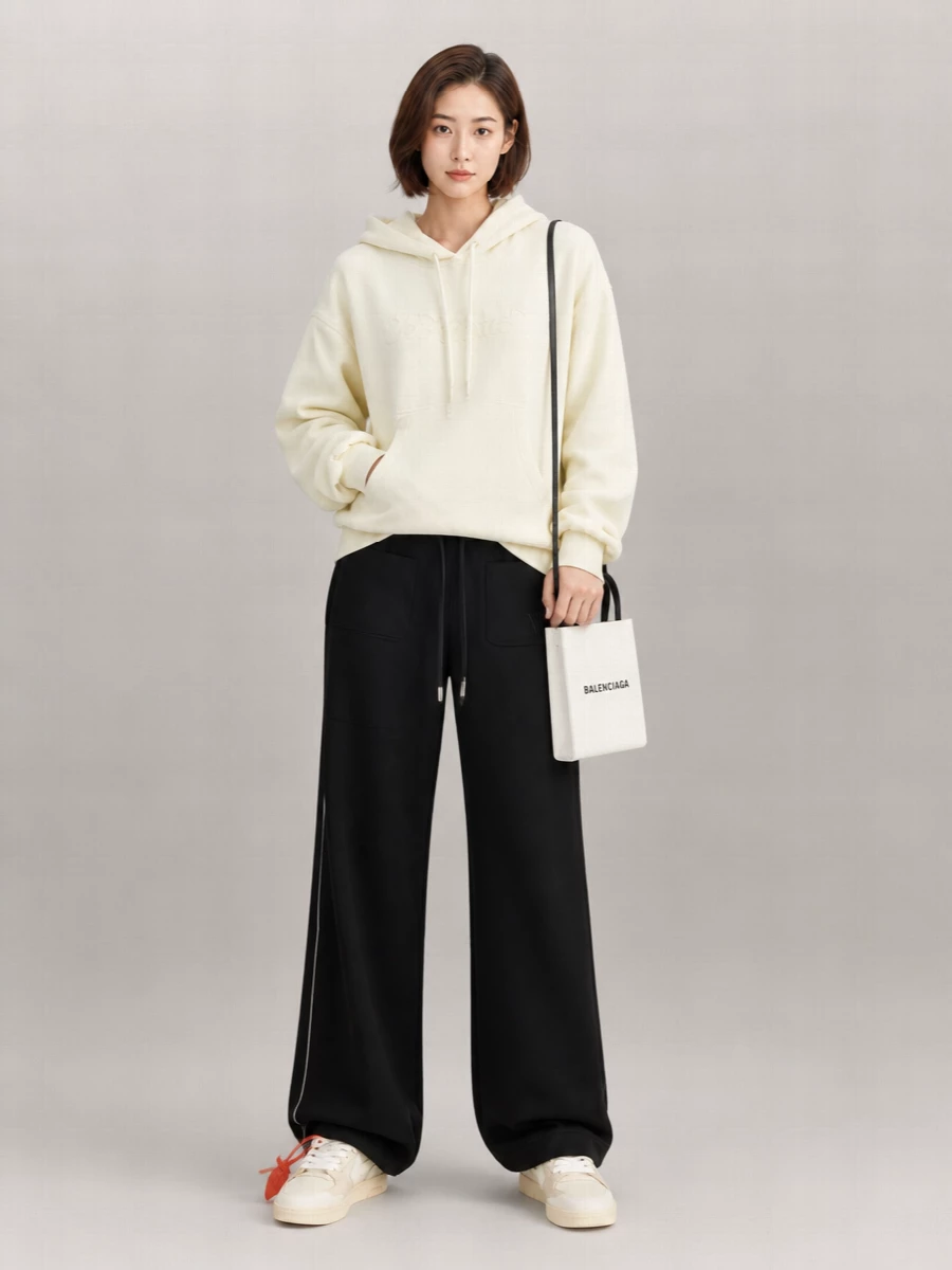 Off-White Leather Low-Top Sneakers