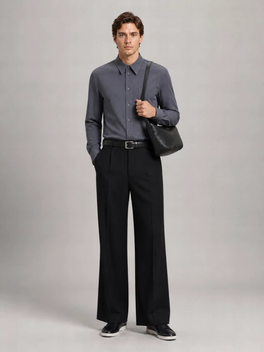 Marni Virgin Wool High-Rise Wide-Leg Trousers