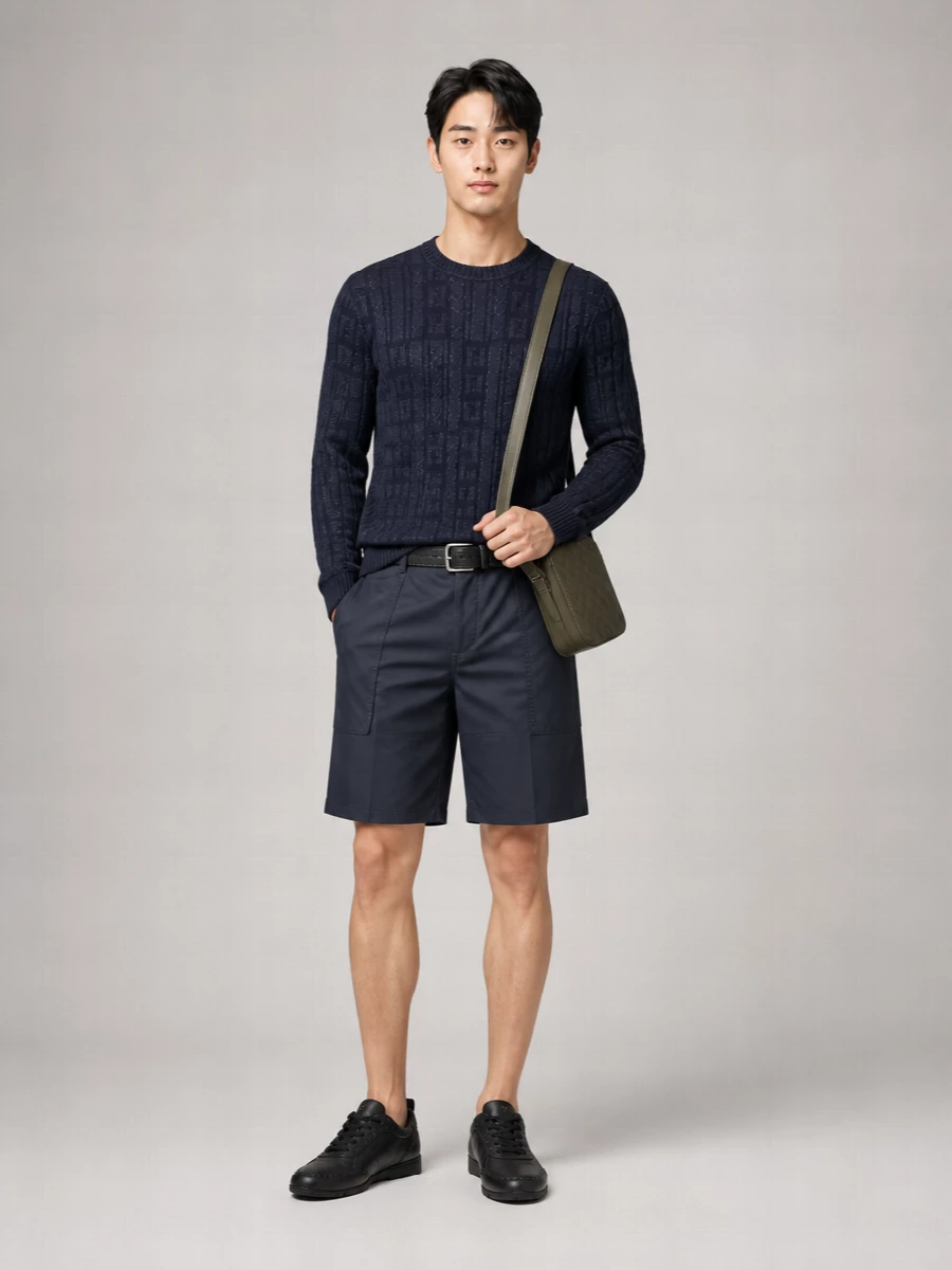 Fendi Cotton-Blend Cargo Shorts