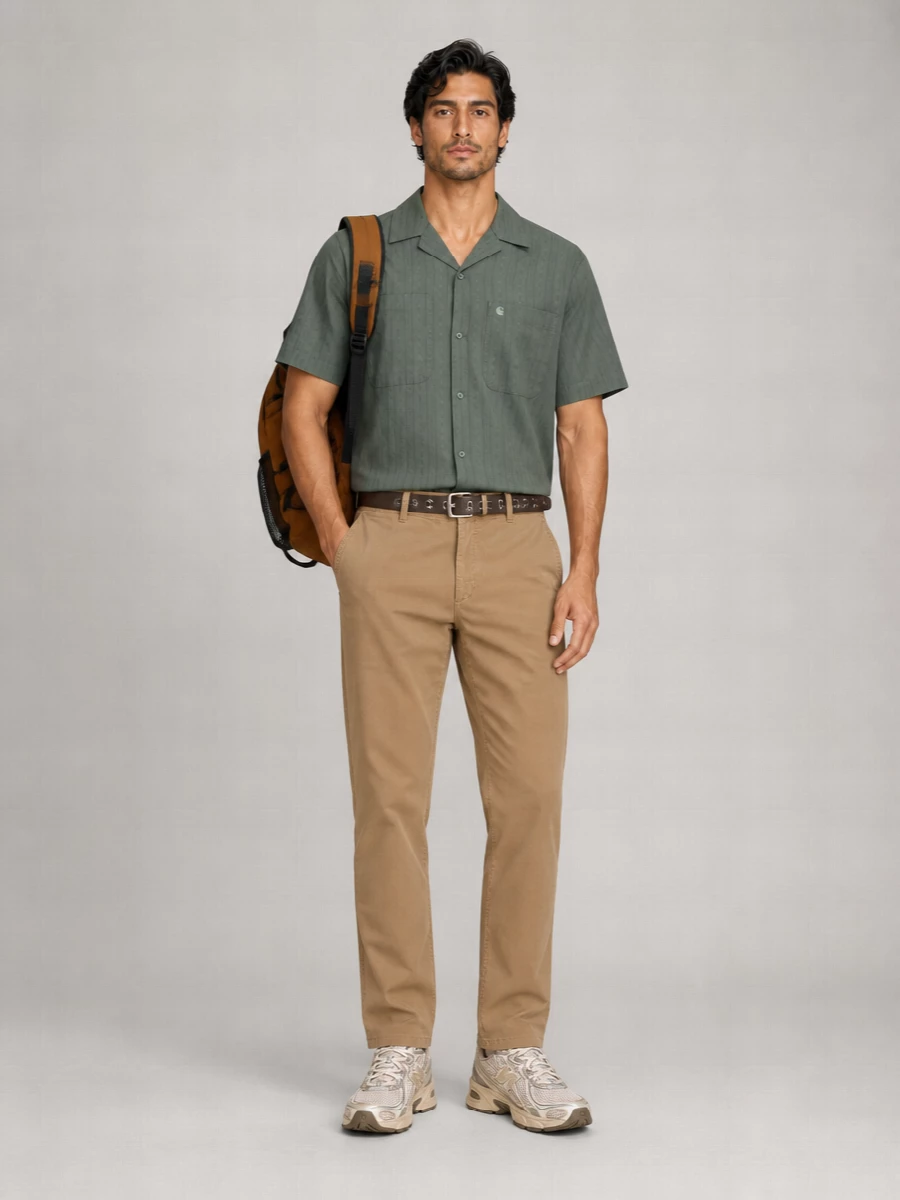 Carhartt Wip Calder Straight-Leg Trousers
