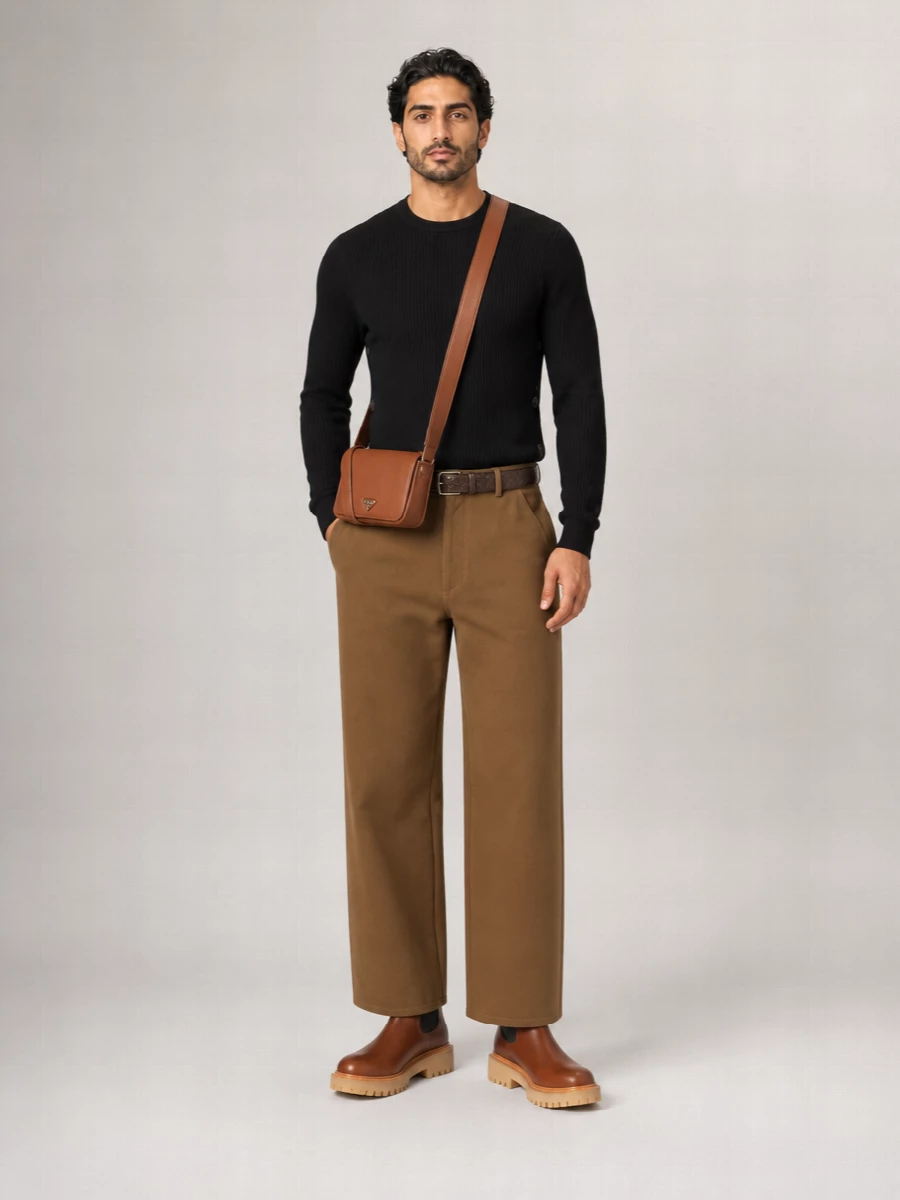 Prada Leather Chelsea Boots
