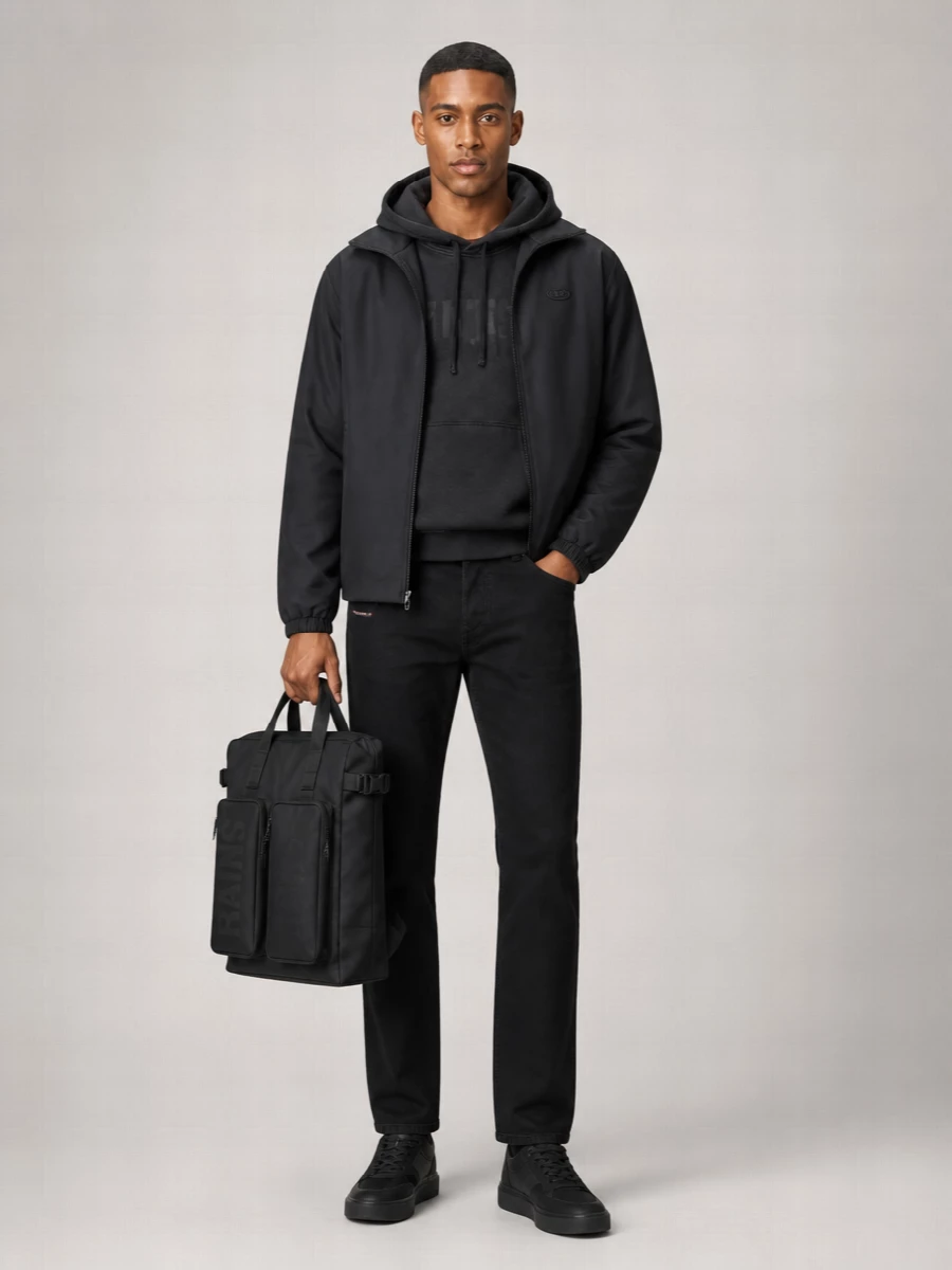 Diesel Hooded Windbreaker Jacket