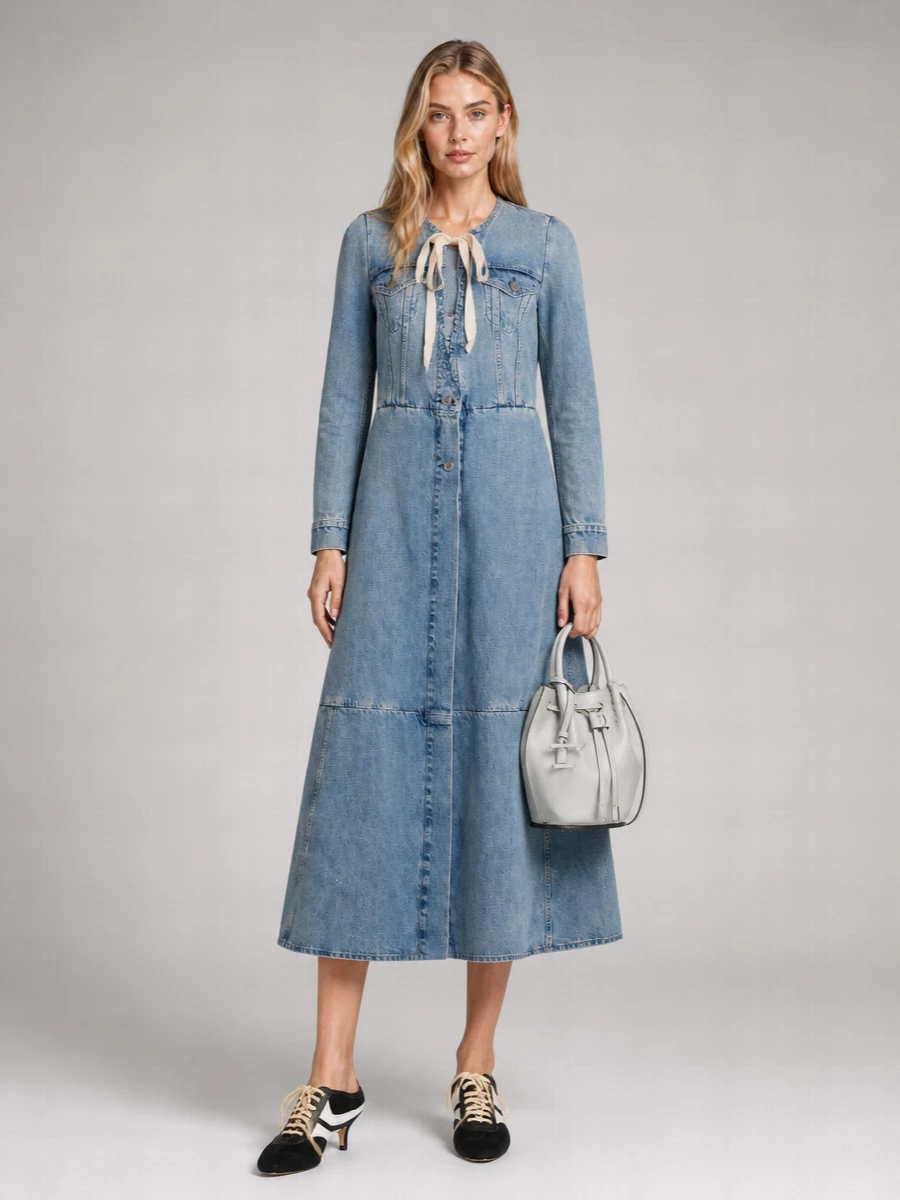 Dries Van Noten Leather Lace-Up Heeled Mules