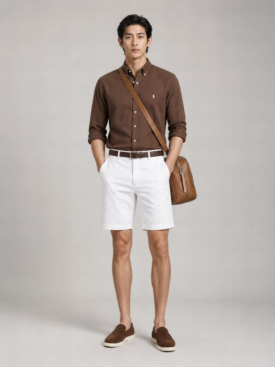 Polo Ralph Lauren Linen Slim-Fit Long-Sleeve Shirt