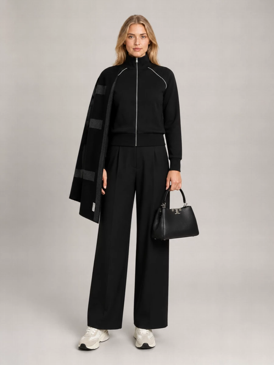 Tory Burch Sweatshirt Triacetate Blend Shoulder Inserts