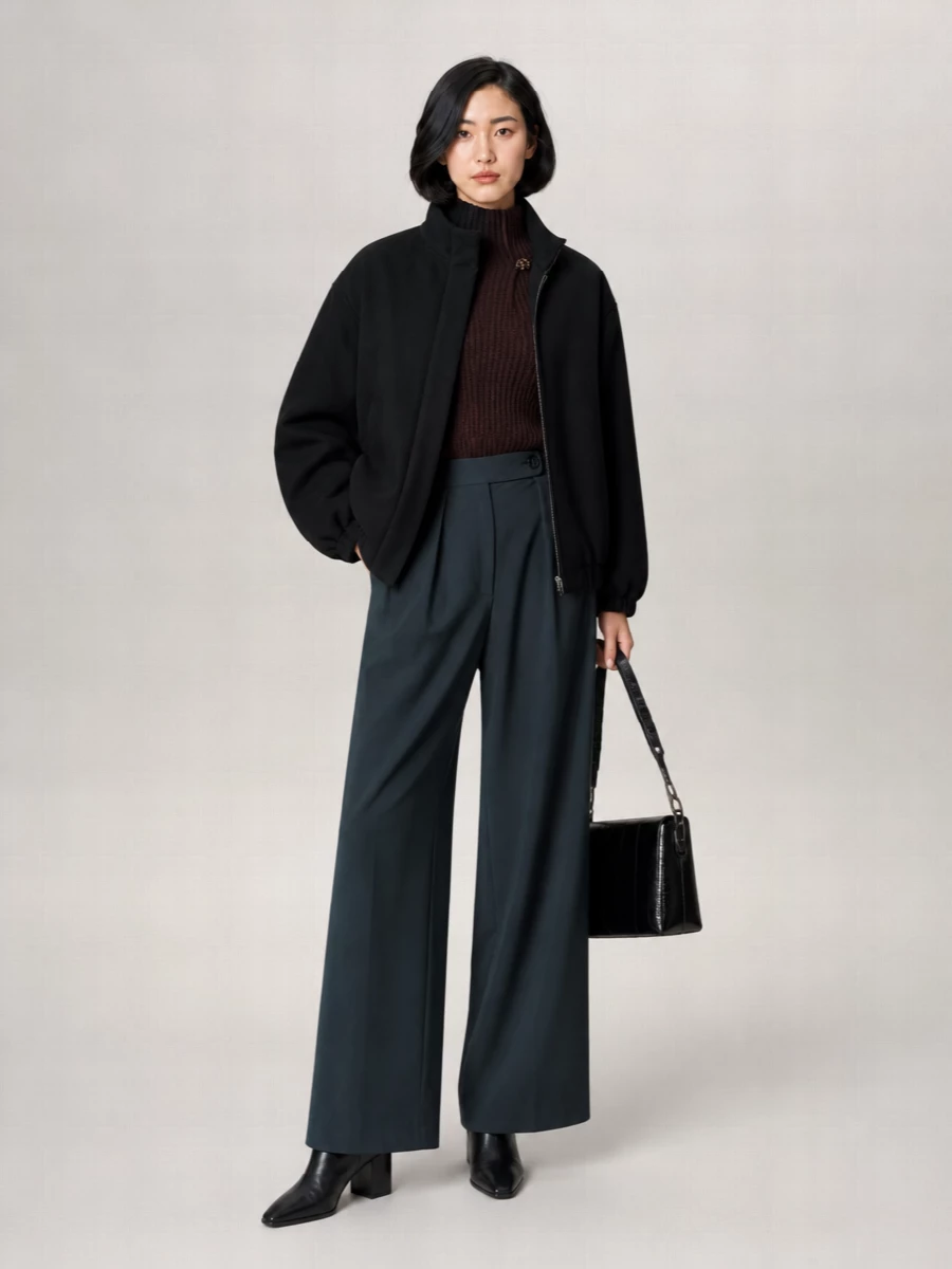 Dries Van Noten relaxed-fit wool-blend bomber jacket