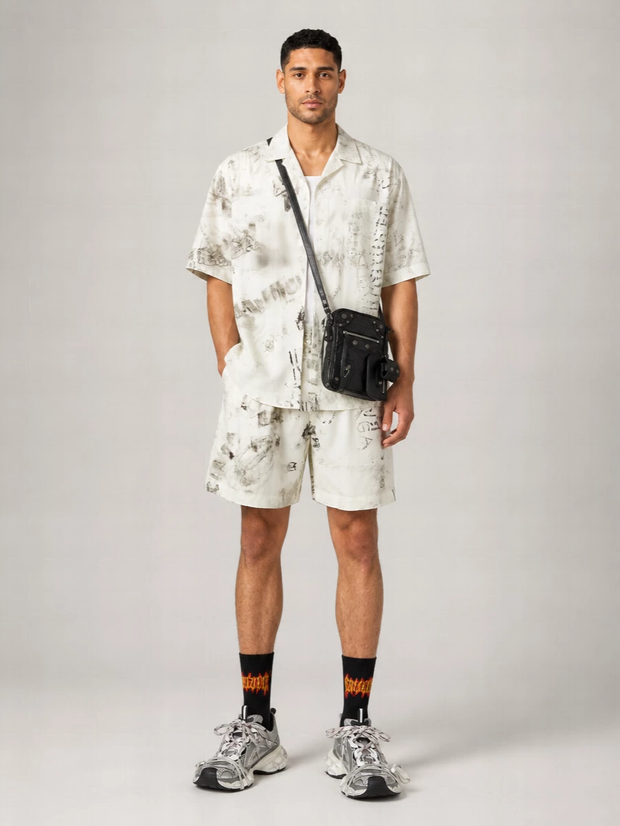 Balenciaga Silk Tailored Shorts