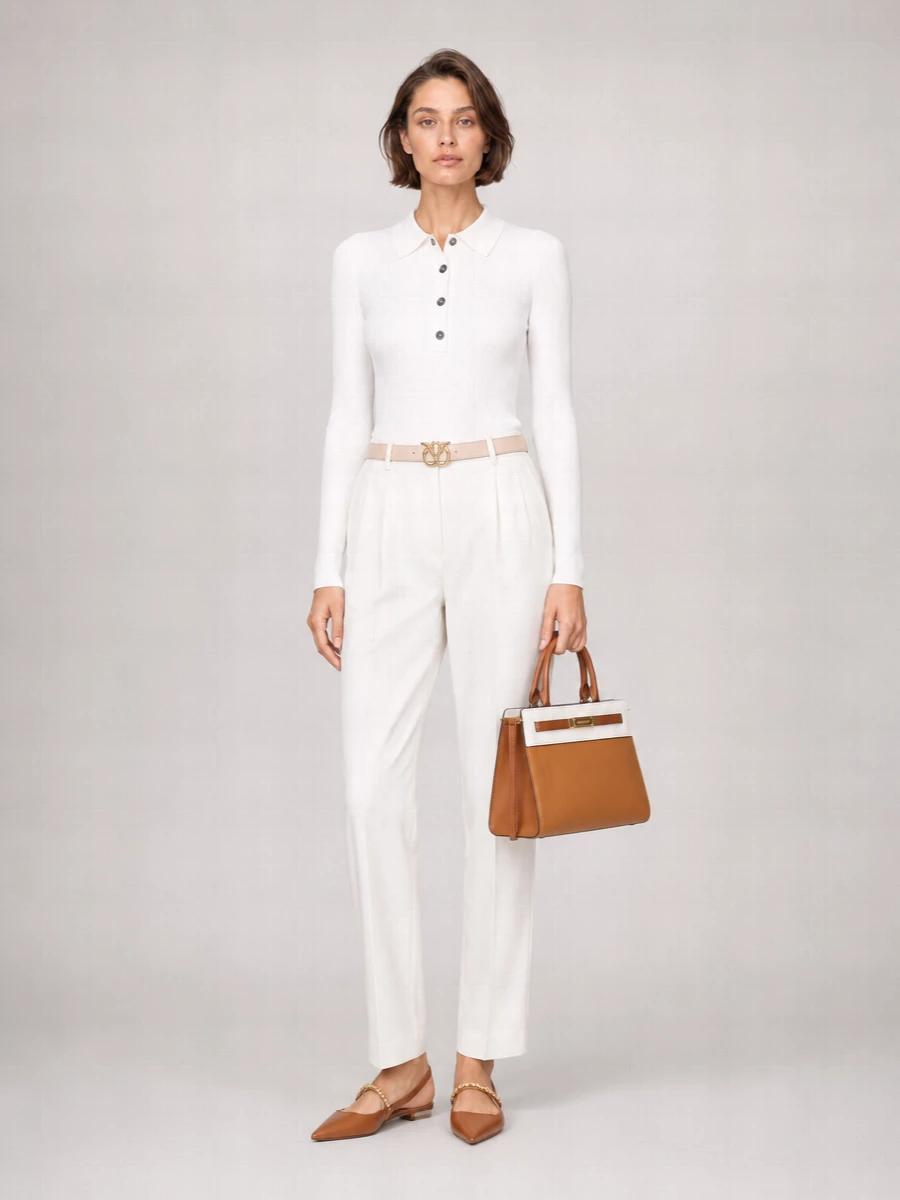 Michael Kors Wide-Leg Tailored Trousers