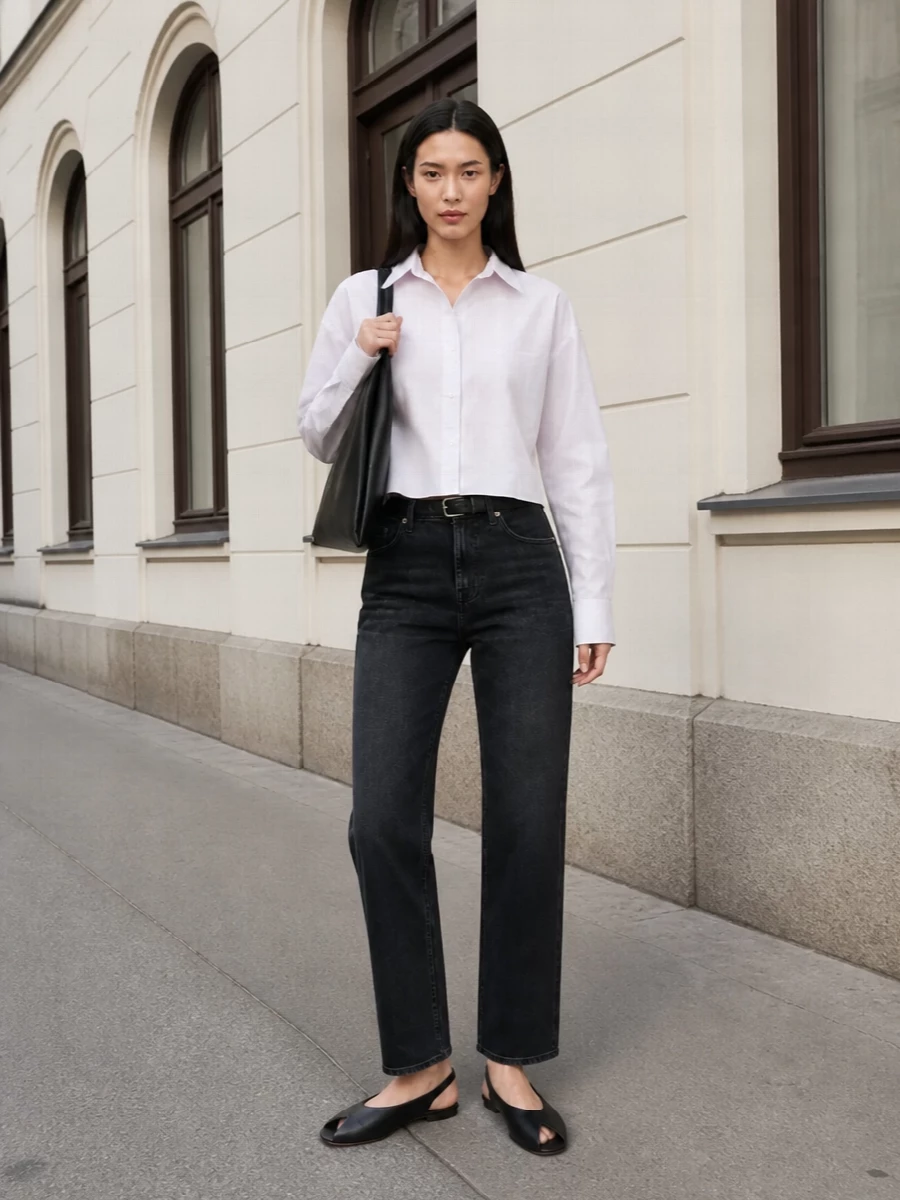 Mm6 calvin klein jeans outfit black slingbacks