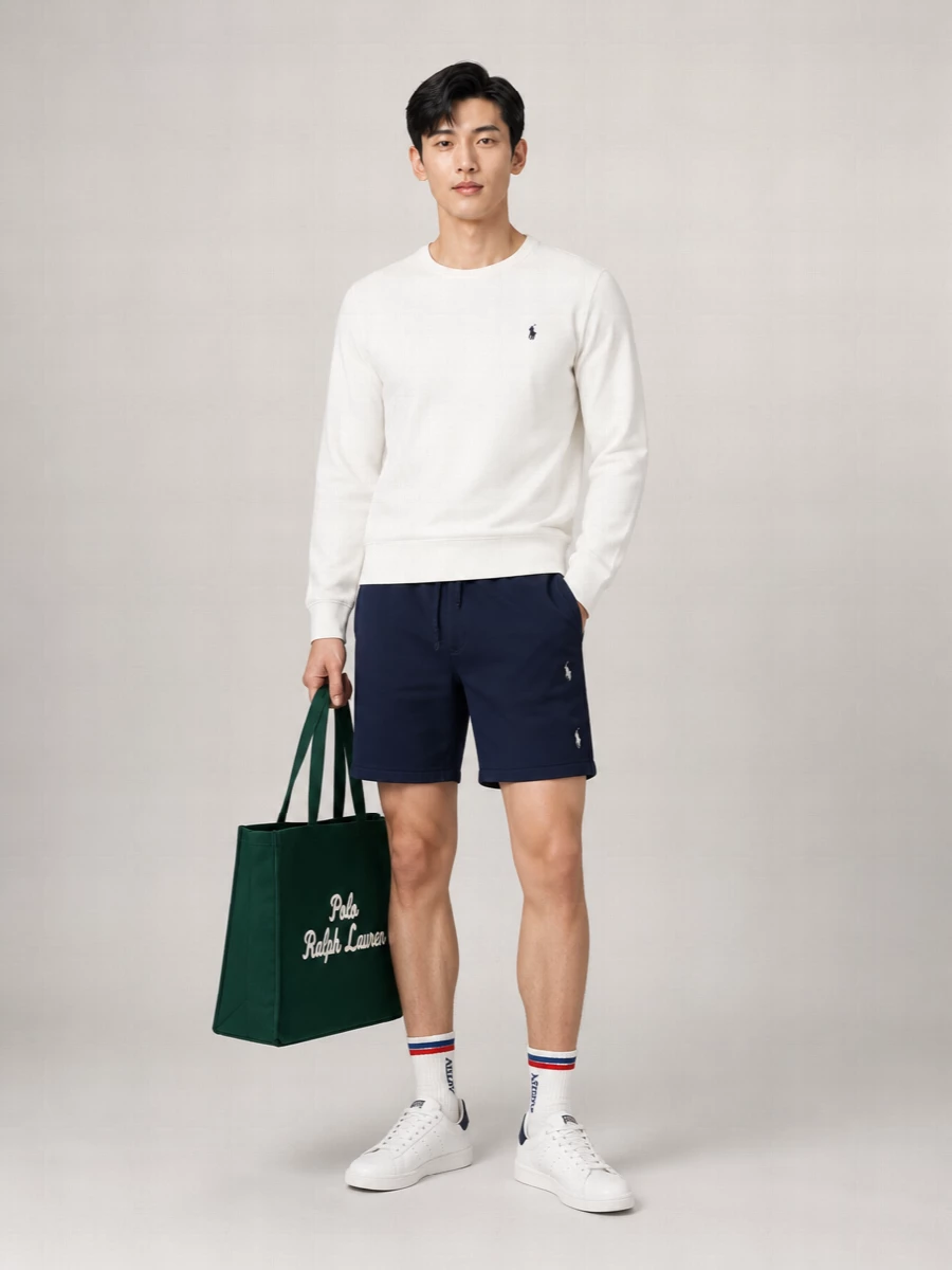 Polo Ralph Lauren Cotton Crew-Neck Long-Sleeve Sweatshirt