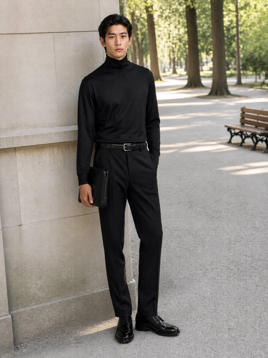 Dolce gabbana black tailored evening outfit men