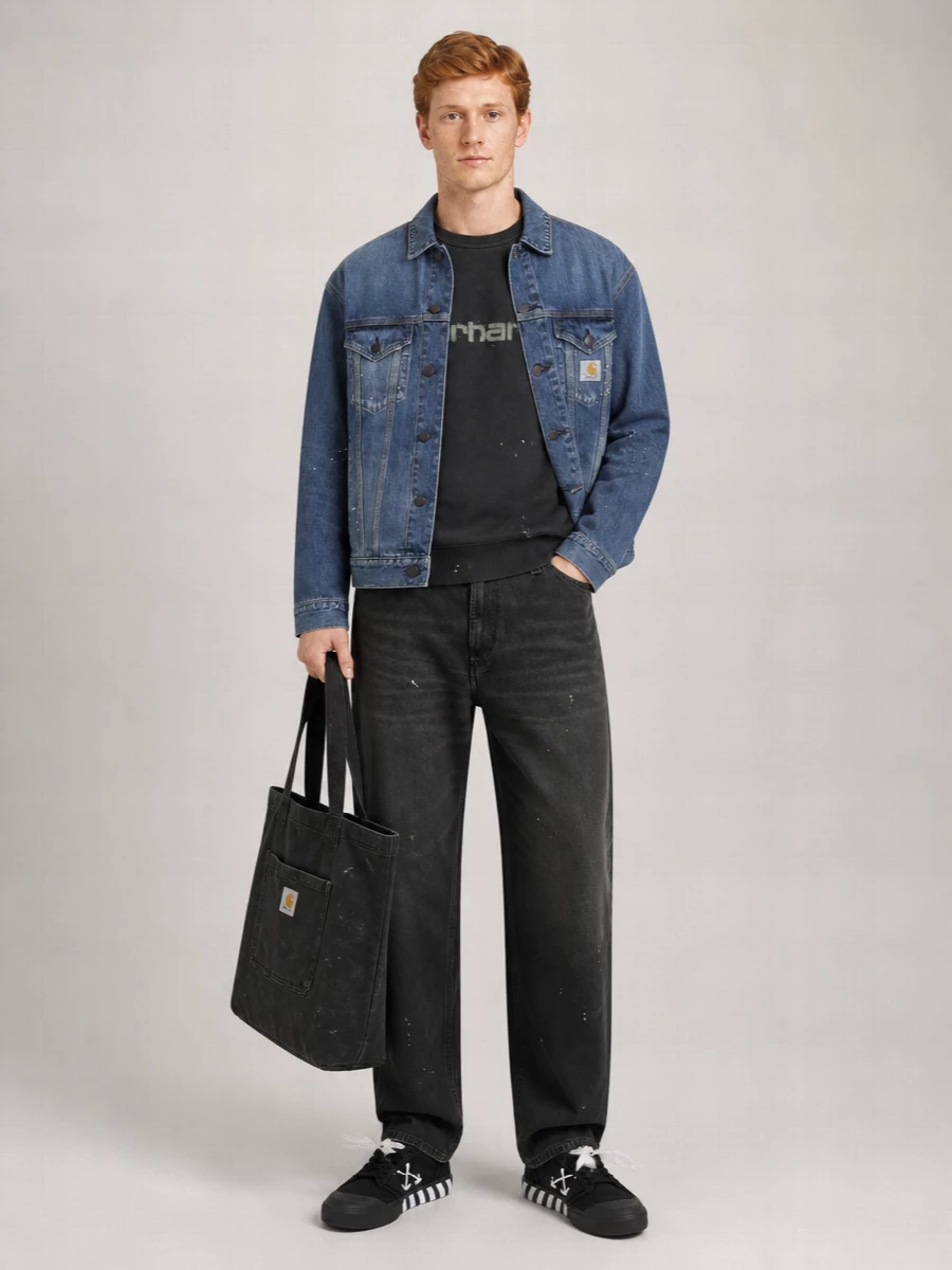 Carhartt Wip Denim Helston Jacket