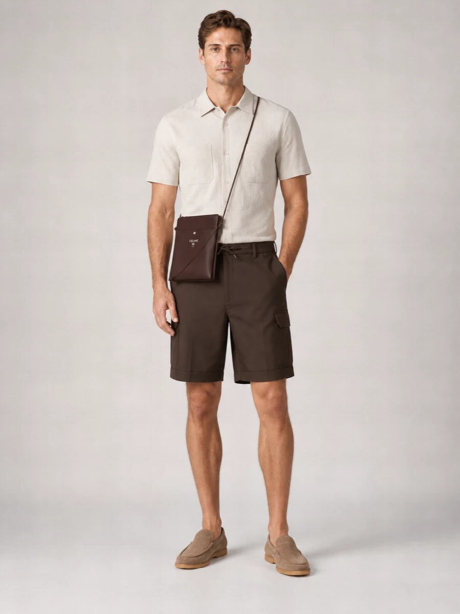 Herno Cotton Cargo Shorts