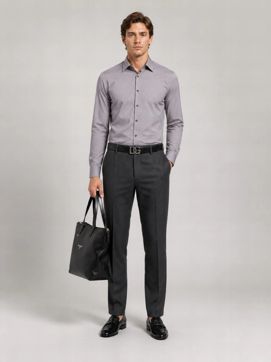 Dolce&Gabbana Virgin Wool Tailored Trousers