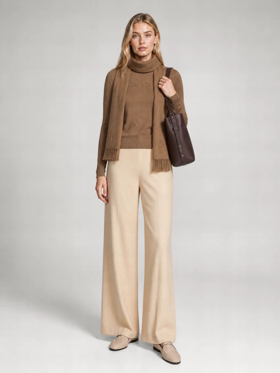 Max Mara virgin wool round neck jumper