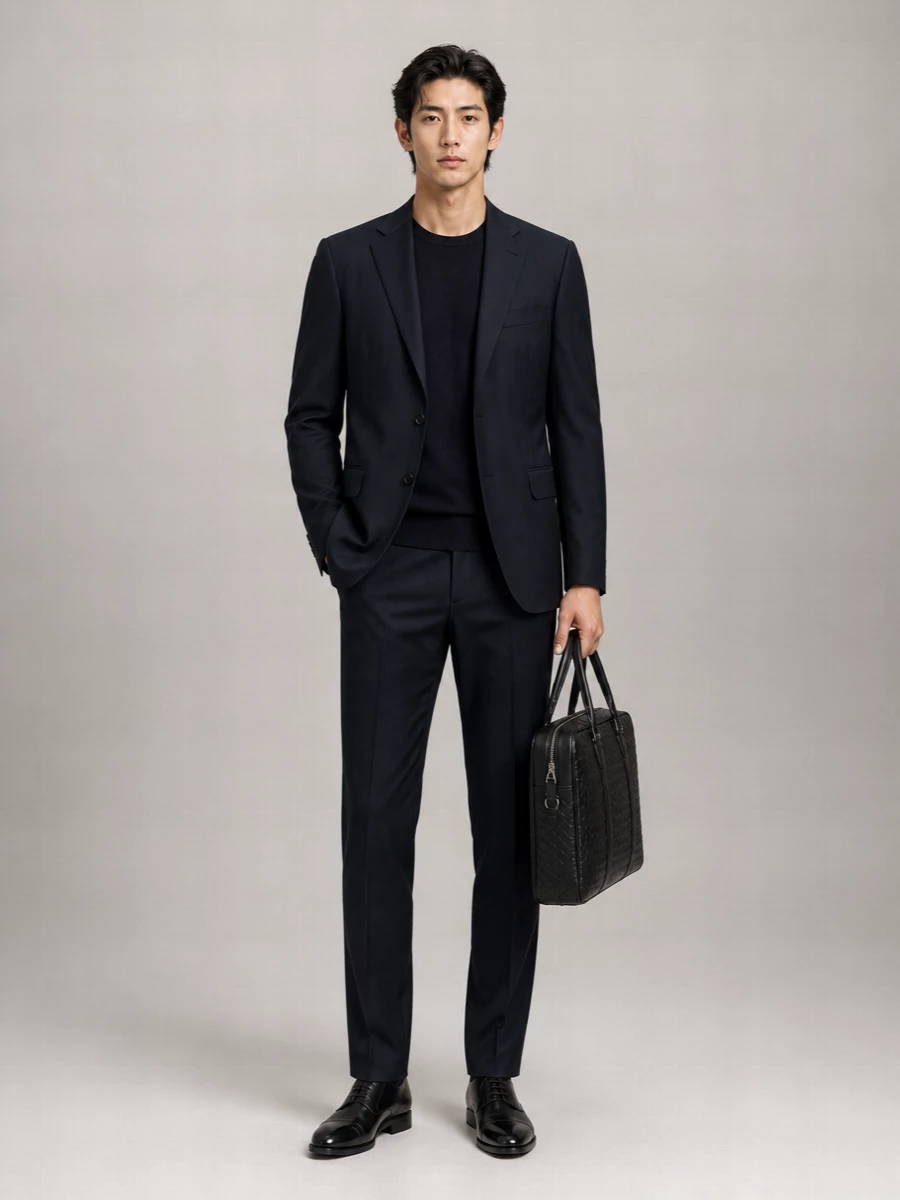 Brioni Wool Single Breasted Coat