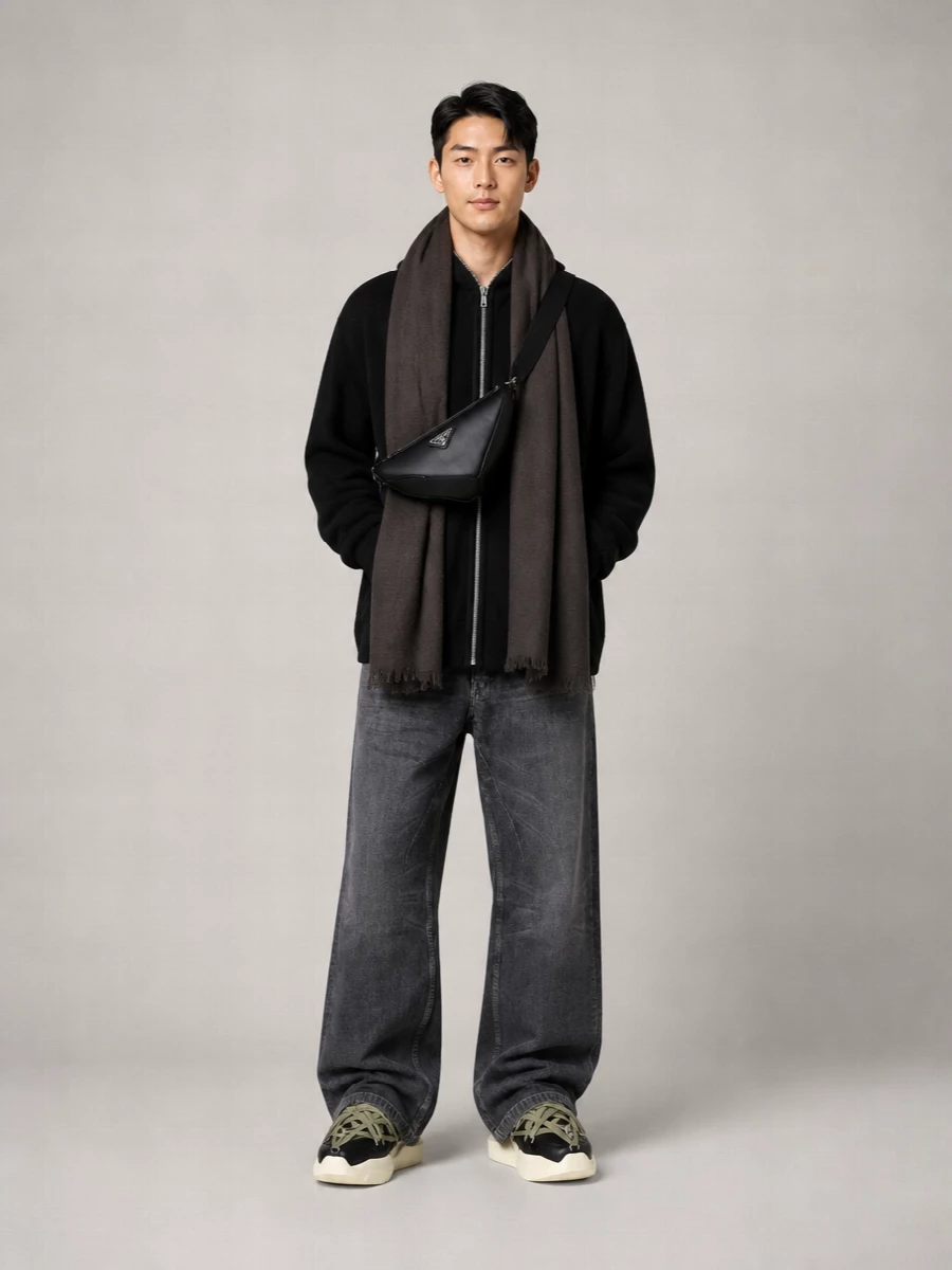 Rick Owens Cotton Wide-Leg Jeans