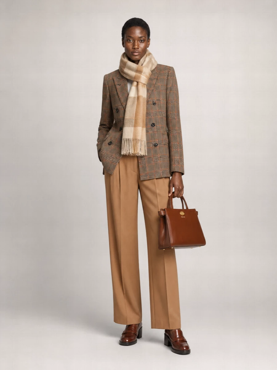 Tagliatore cashmere wool double-breasted blazer