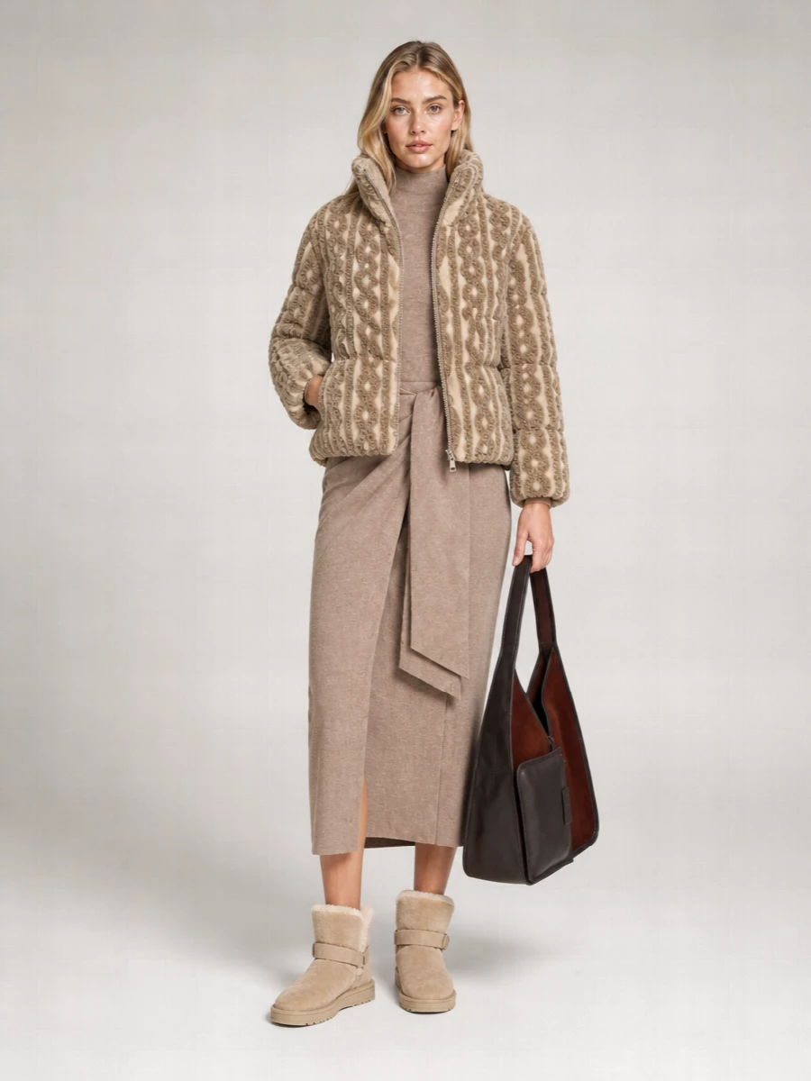 Herno jacquard puffer jacket