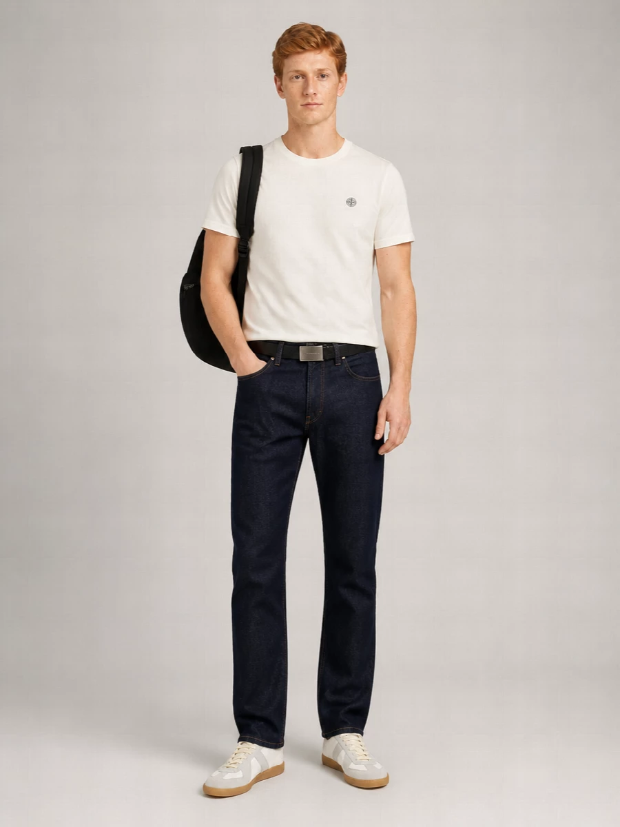Stone Island Denim Straight-Leg Jeans